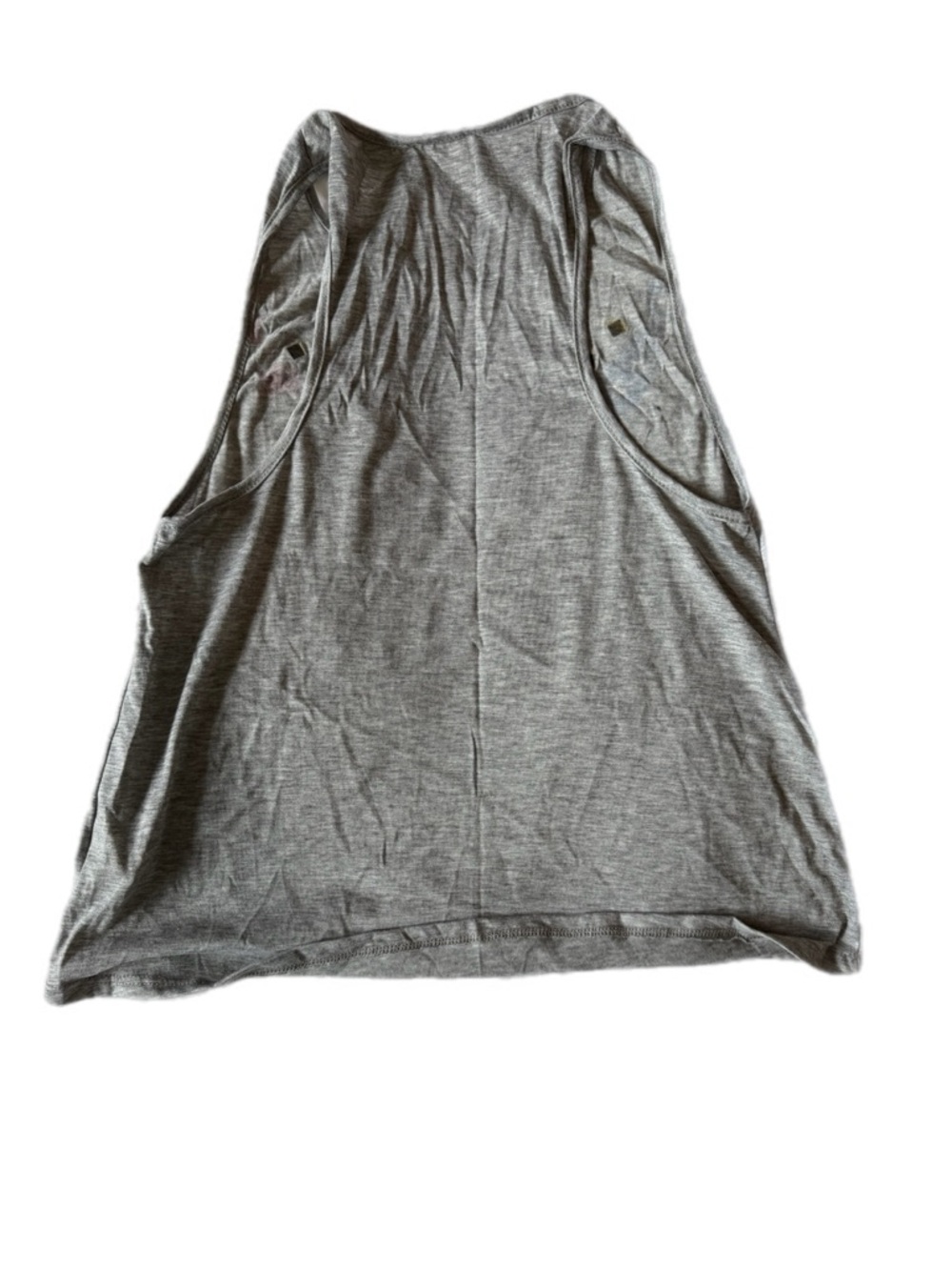 Ginger G Grey Tank with American Flag Bull Graphic - Picture 4 of 7